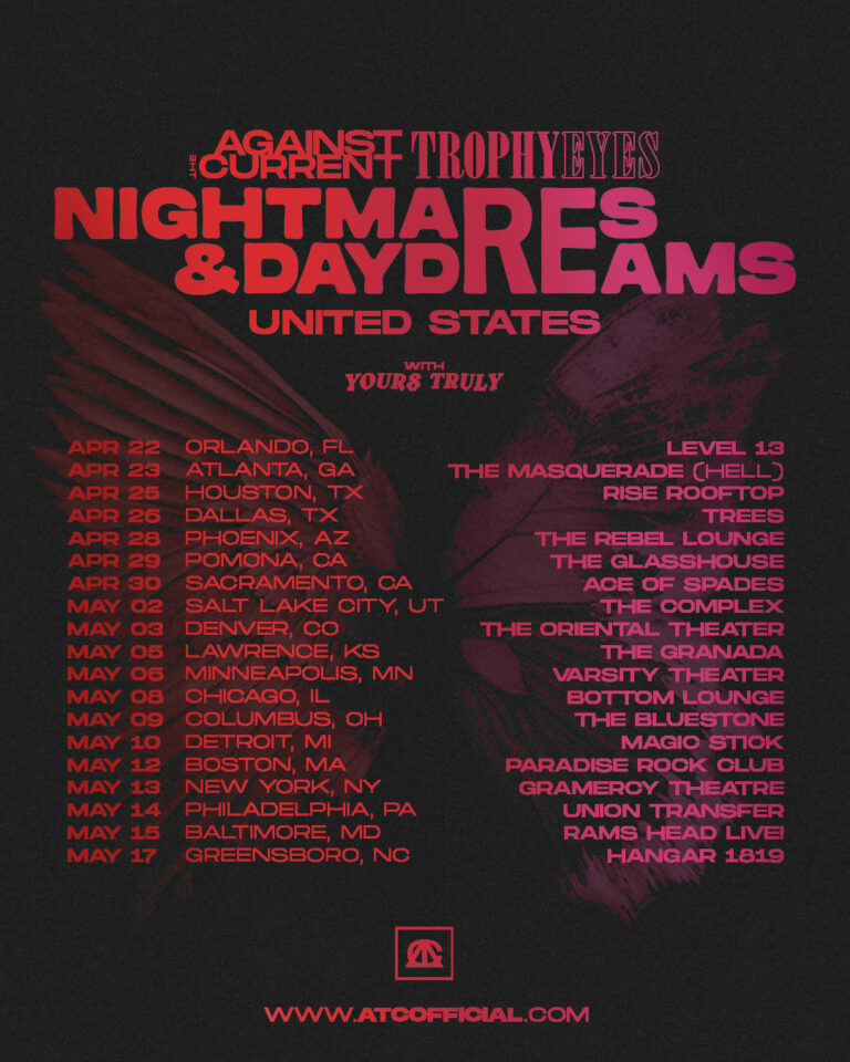 nightmares & daydreams world tour